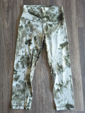 lululemon athletica Olive Tie-Dye High-Rise Leggings
